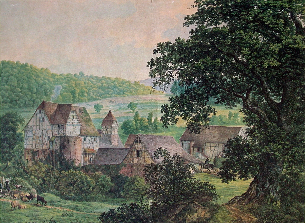 Carl Philipp Fohr - Castello di Naus 1815
